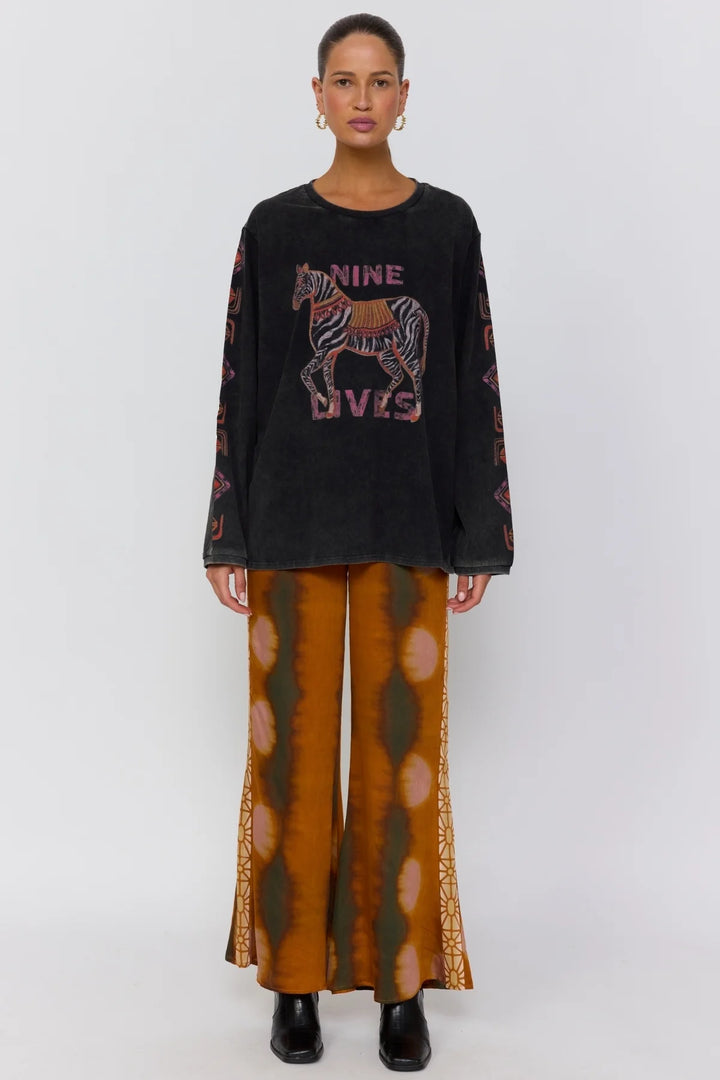 Mirage Long Sleeve Tee Noir