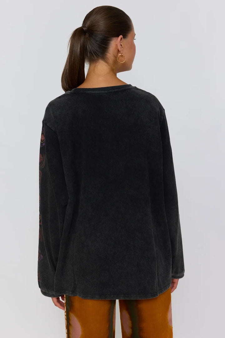 Mirage Long Sleeve Tee Noir