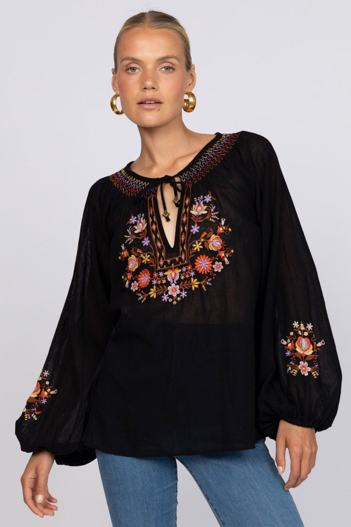Lane Blouse - Onyx