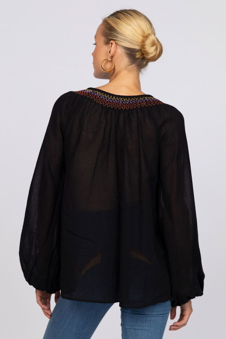 Lane Blouse - Onyx