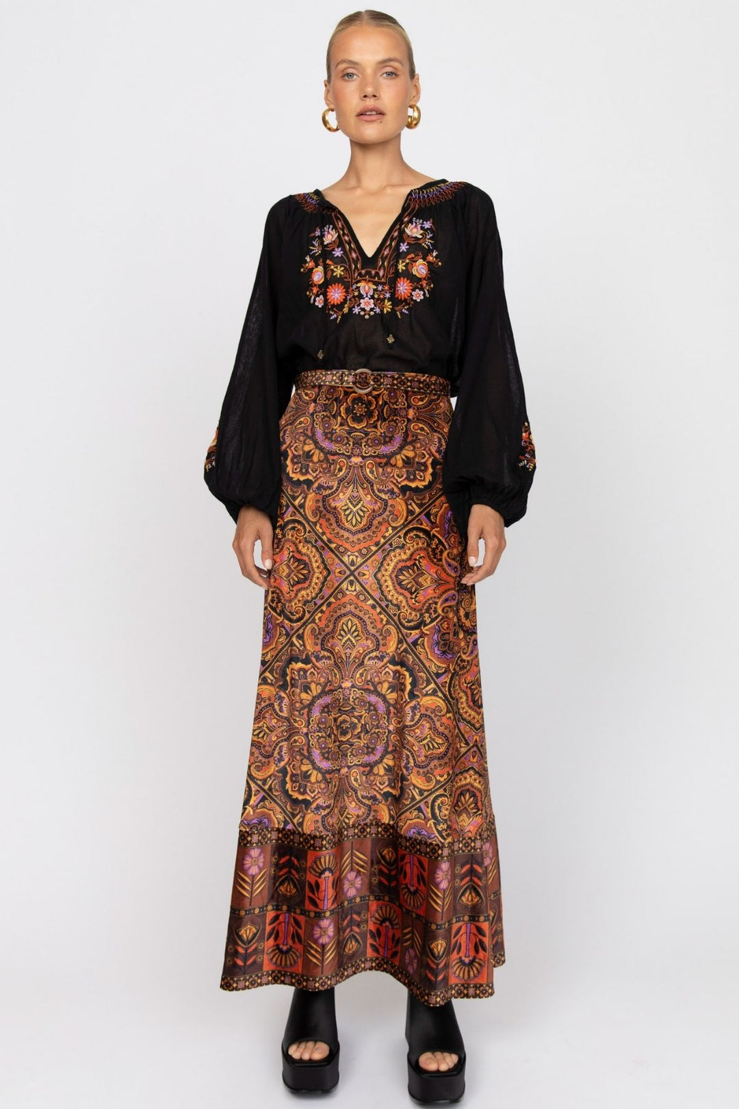 Lane Blouse - Onyx