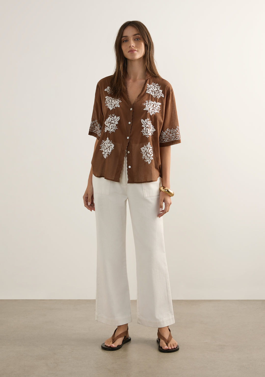 Rosalie Blouse Cocoa
