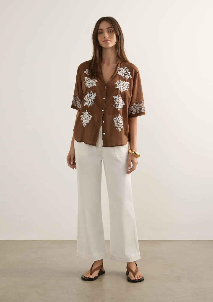 Rosalie Blouse Cocoa