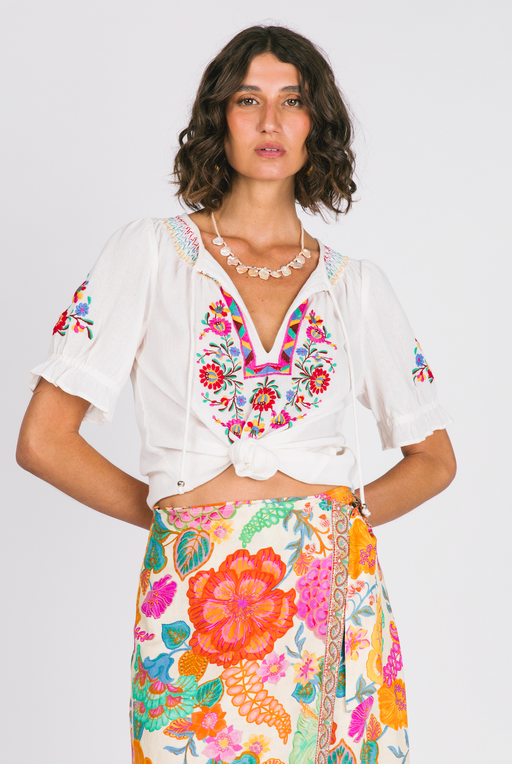 Bella Blouse - White