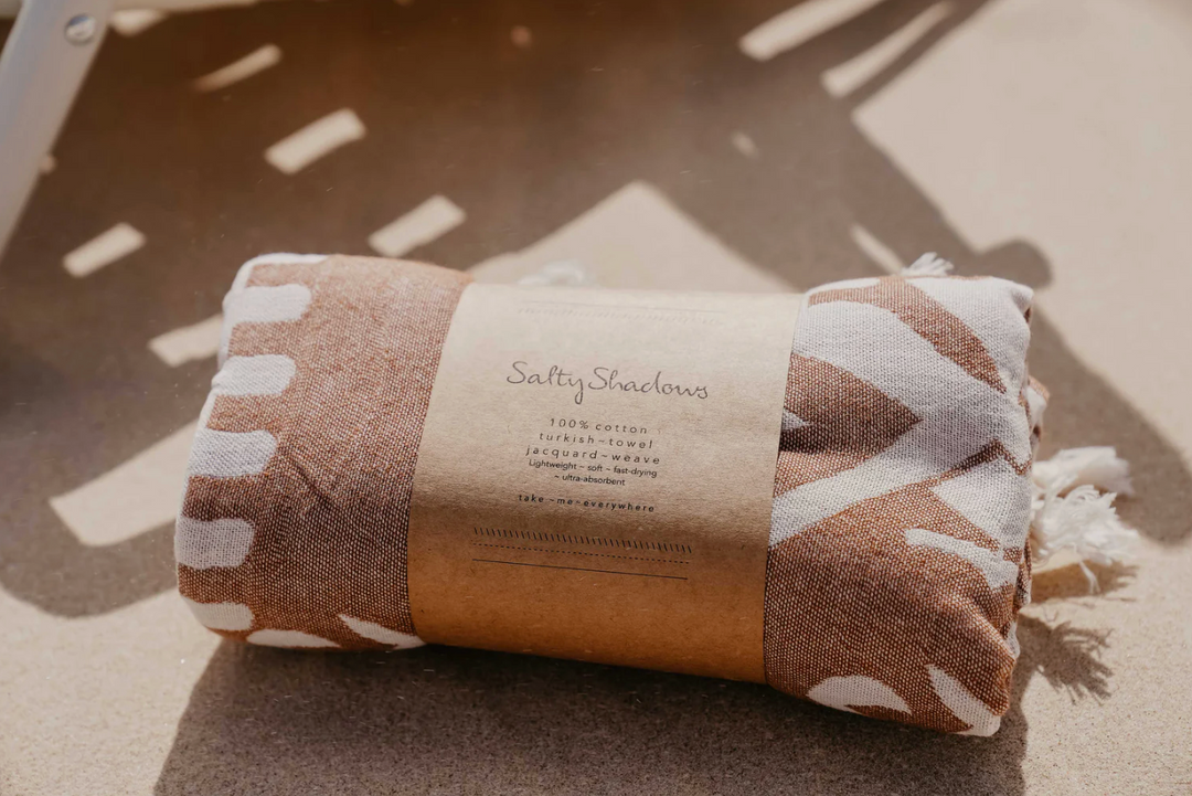 Brown Aztec Turkish Towel