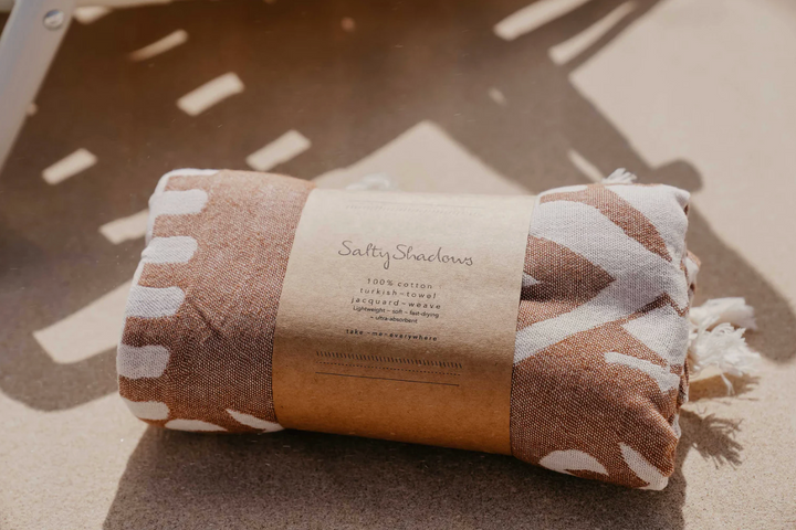 Brown Aztec Turkish Towel