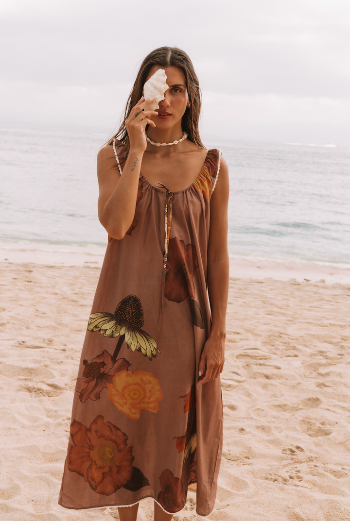Glades Maxi Dress - Cedar