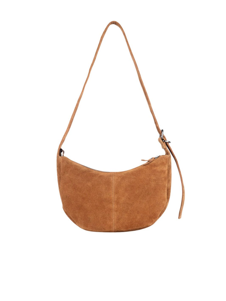 Tulip Suede Bag ~ Caramel