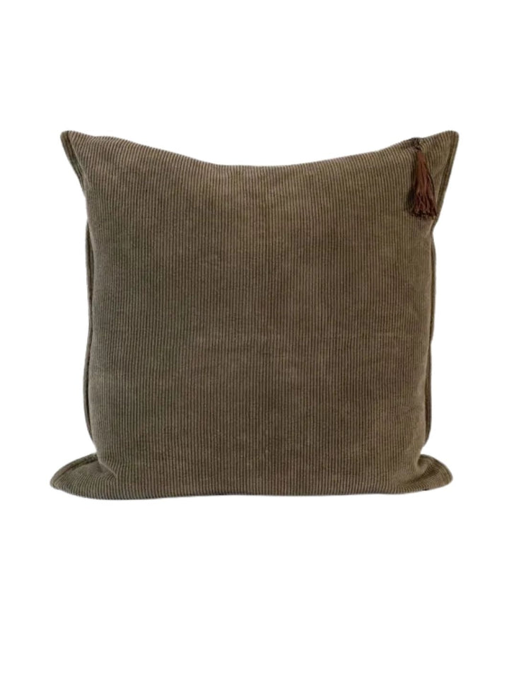 Hudson Corduroy Cushion - Moss Green