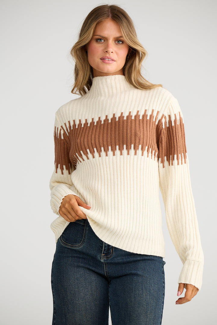 Dakota Mock Neck Knit