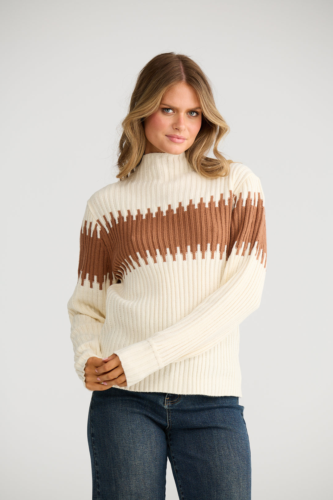 Dakota Mock Neck Knit