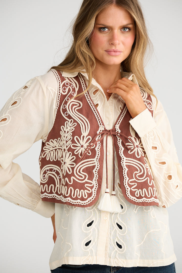Pascal Vest ~ Chocolate