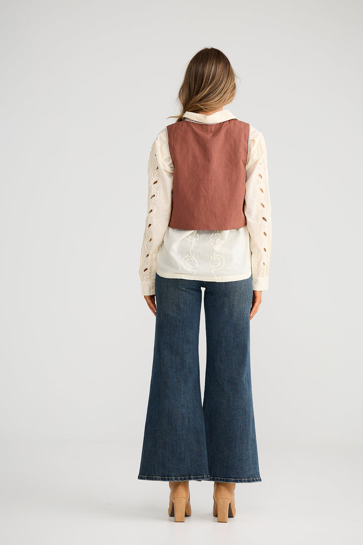 Pascal Vest ~ Chocolate