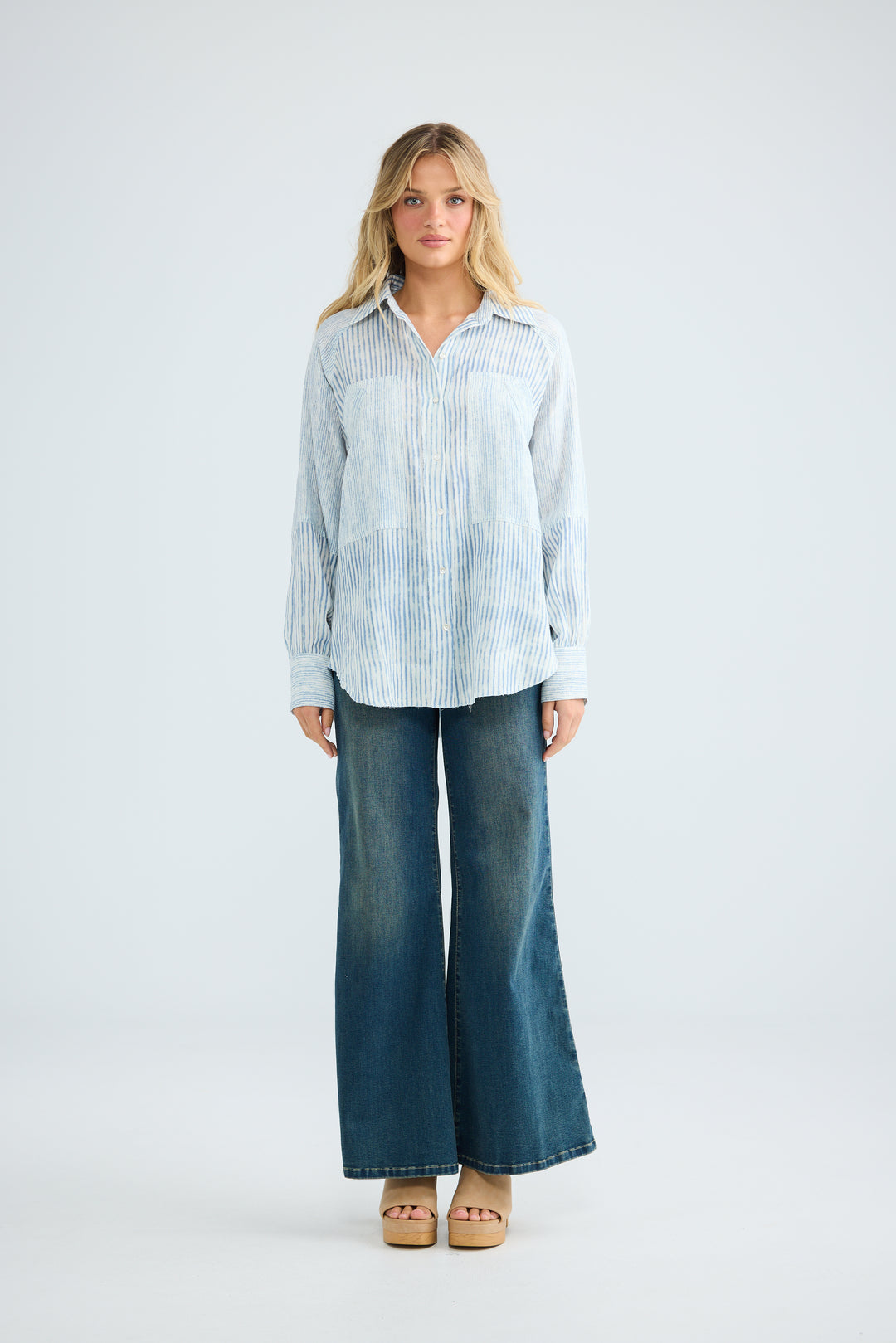 Bodhi Shirt - Blue Stripe