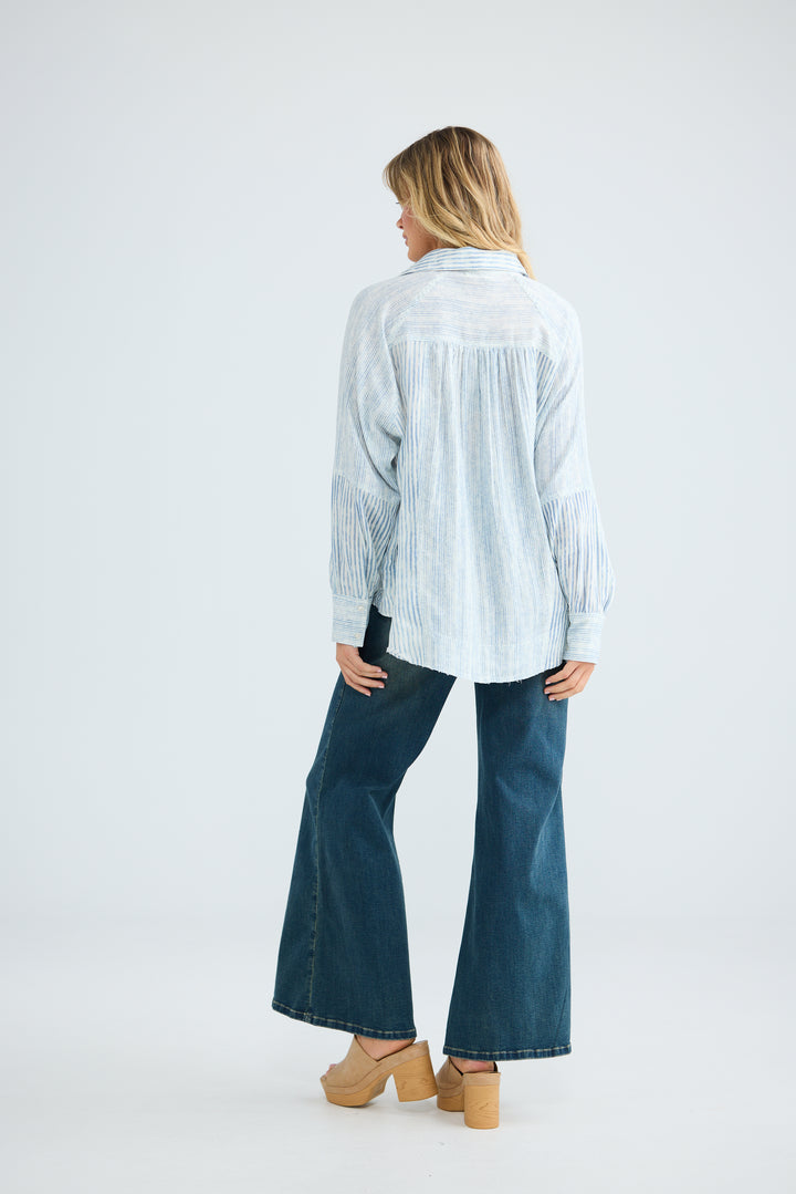 Bodhi Shirt - Blue Stripe