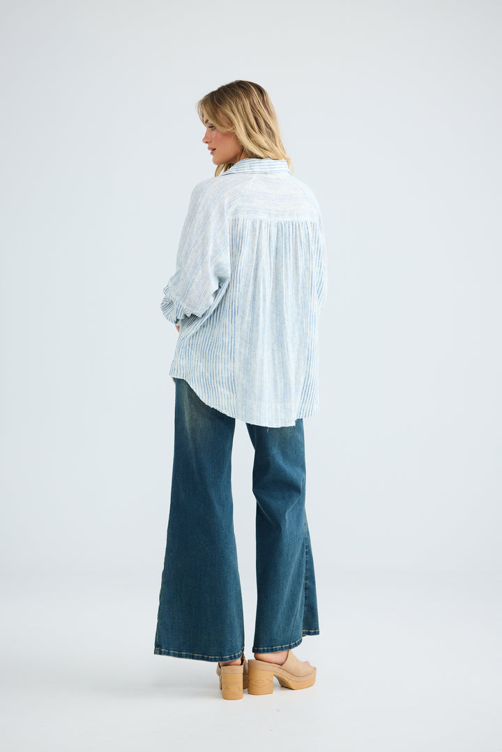Bodhi Shirt - Blue Stripe