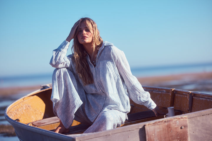Bodhi Shirt - Blue Stripe