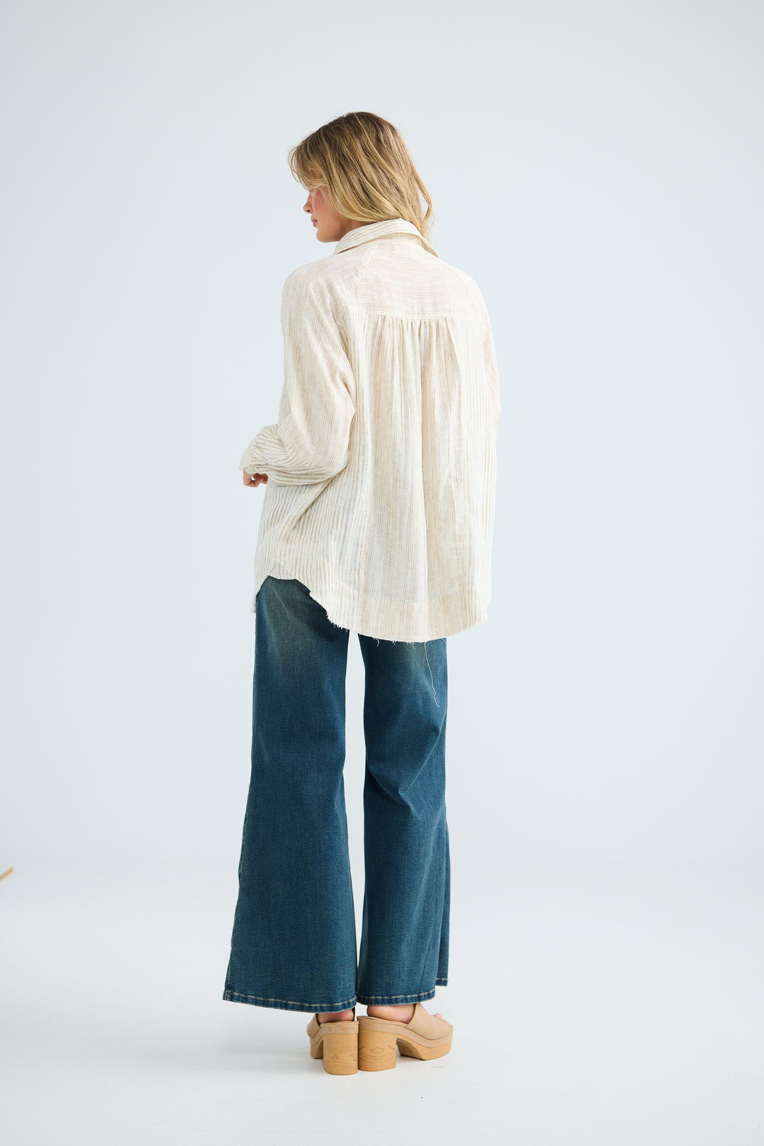 Bodhi Shirt - Natural Stripe
