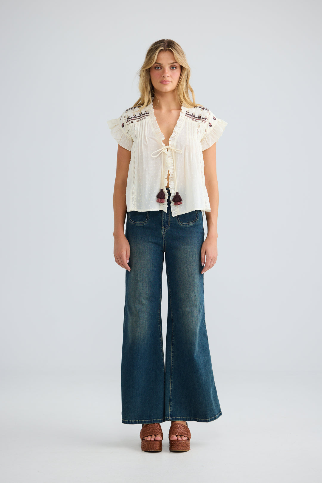 Saskia Tie Top