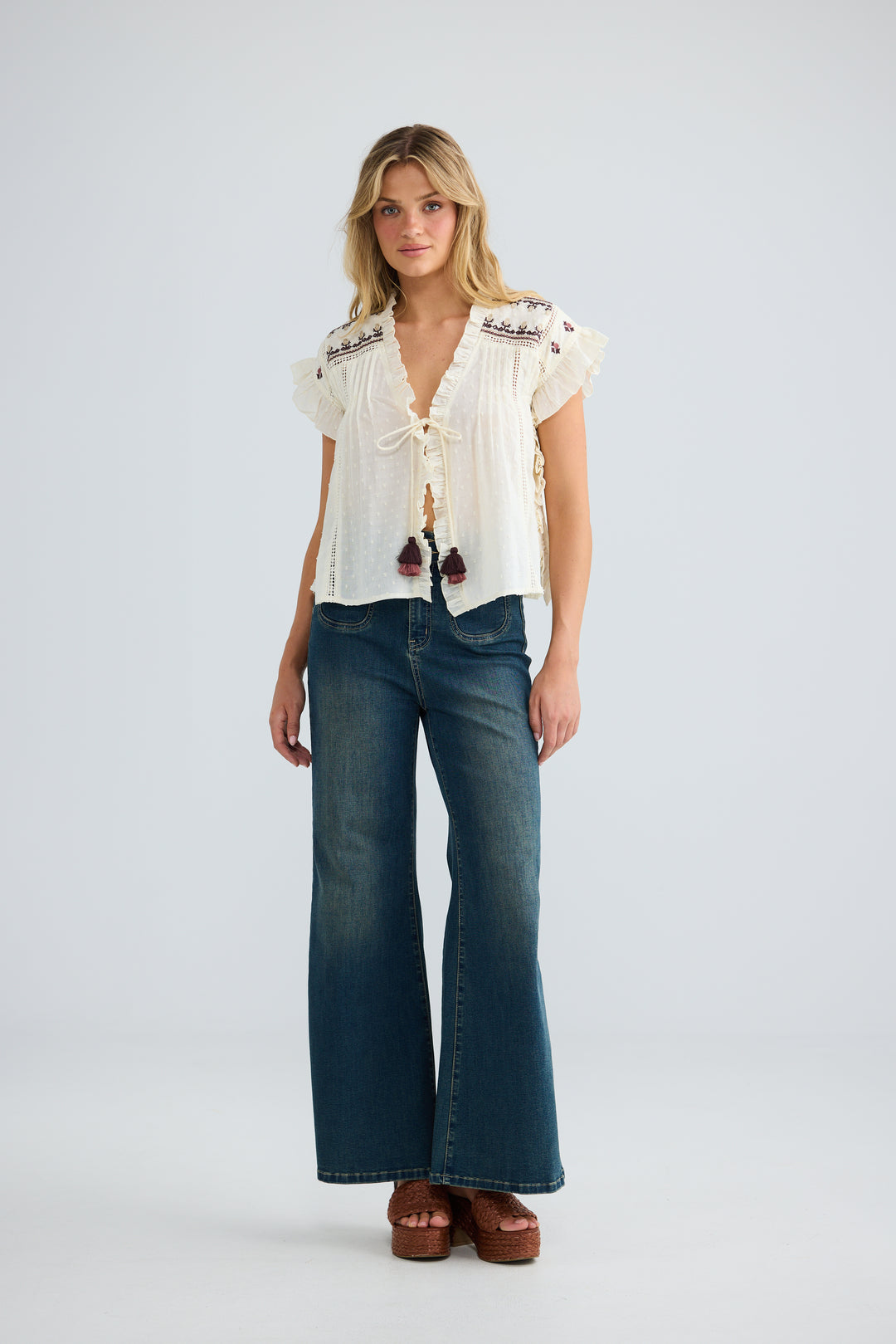 Saskia Tie Top