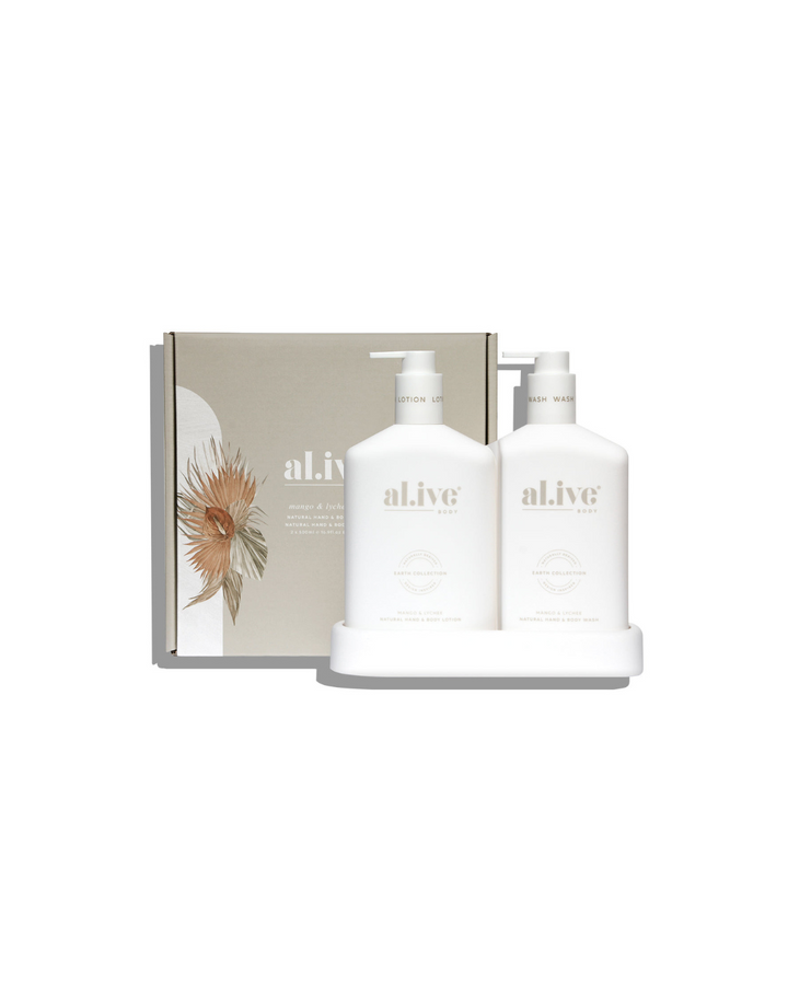 Wash & Lotion Duo + Tray - Mango & Lychee