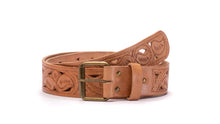 Load image into Gallery viewer, Sharif Hand Tooled Belt Narrow