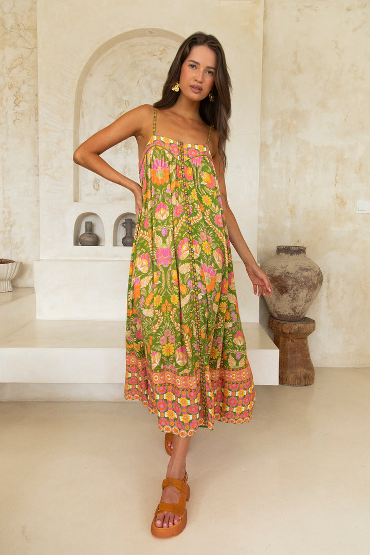 Estella Dress - Guava