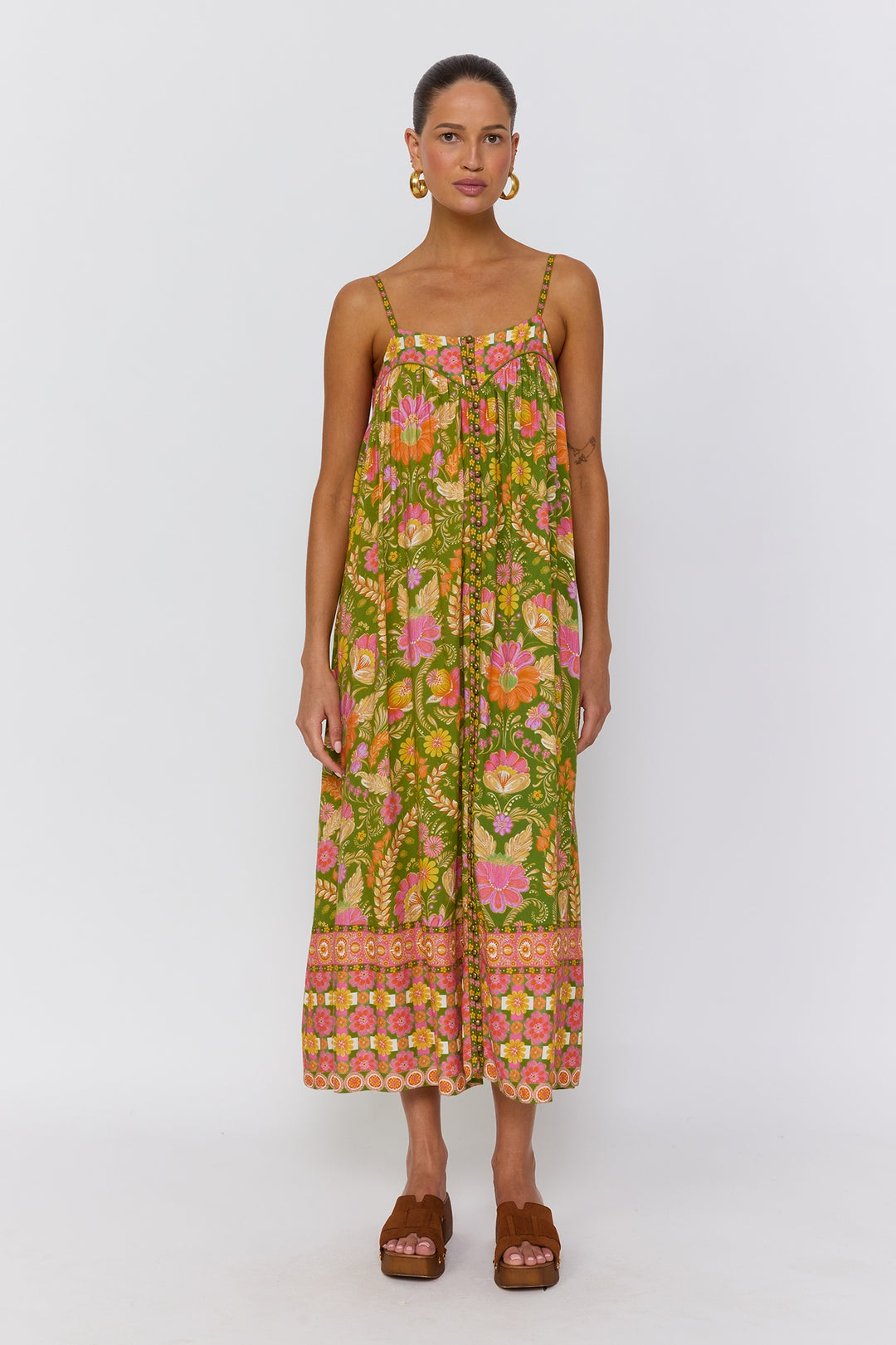 Estella Dress - Guava