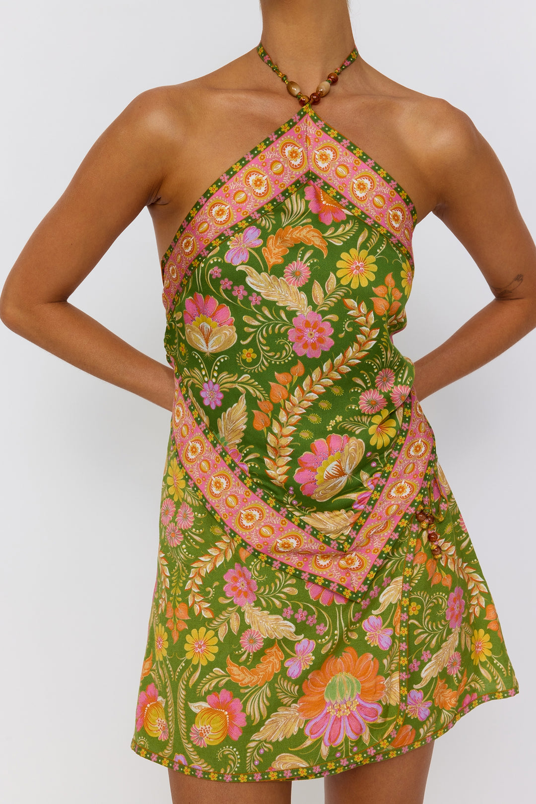 Rizz Scarf Top - Guava