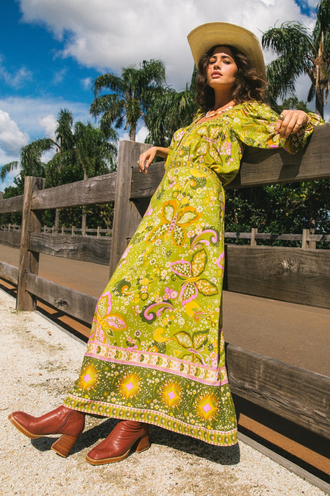 Rhiannon Blouse - Chartreuse
