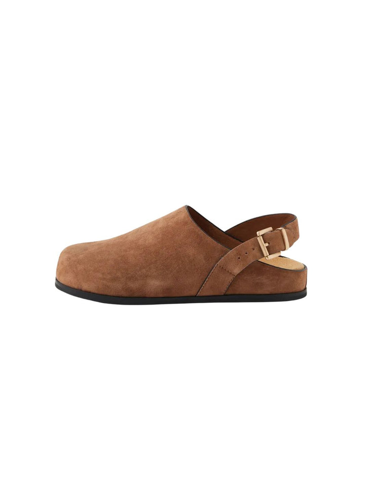 Vumina Peanut Suede Flat Shoes