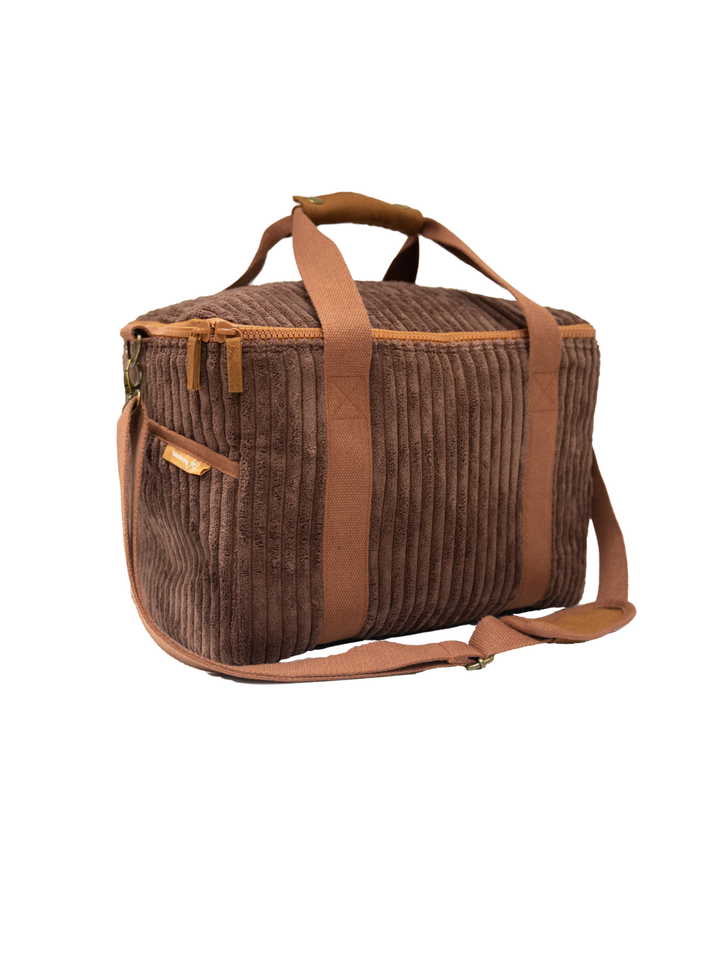 Cord Cooler Bag Large ~ Chocolate