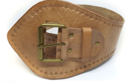 Babushka Leather Belt