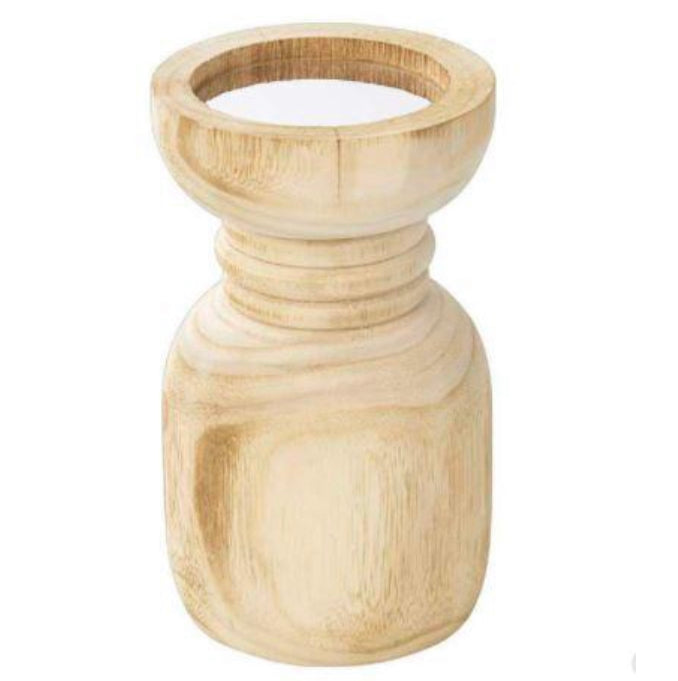 Wooden Candle Holder Small