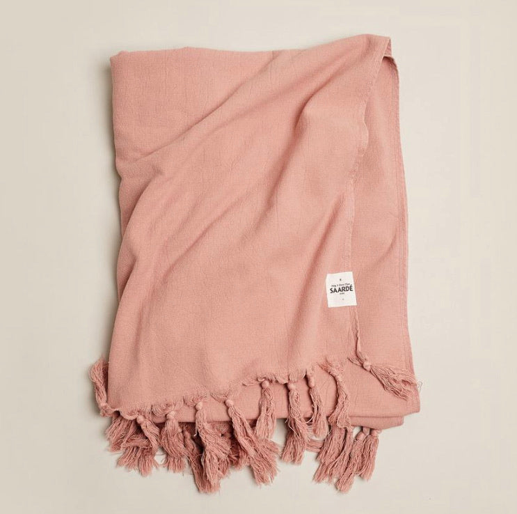 Vintage Wash 100% Cotton Towel Collection | Guava