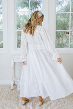 Load image into Gallery viewer, Daisy Rose Duster Dress ~ Summer White