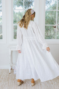 Daisy Rose Duster Dress ~ Summer White